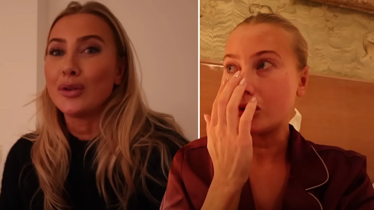 Hanna Friberg i tårar efter kommentaren