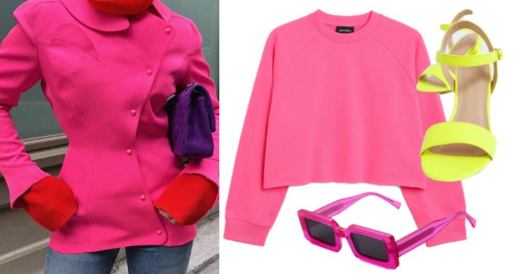 Neonfärgat, neontrend, modetrender 2019