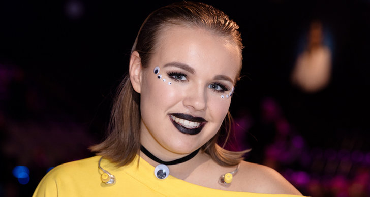 Vanja Engström under en fredagsfinal i Idol 2018