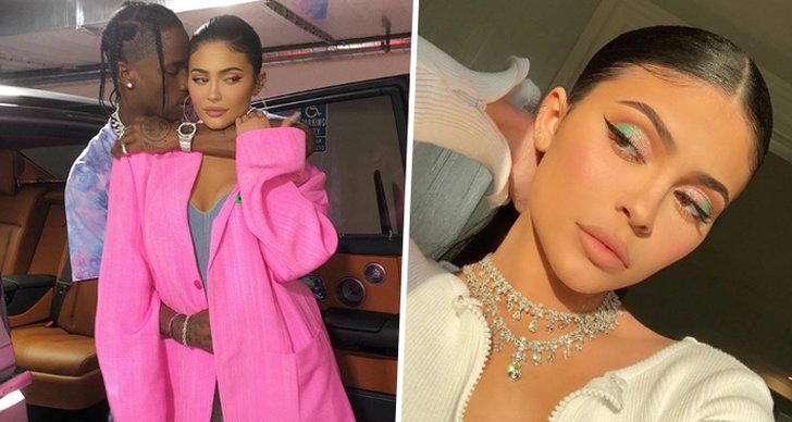 Kylie Jenner fick en överraskning av Travis Scott.