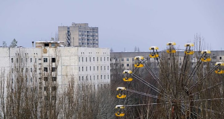 Bild från Tjernobyl som togs under 2018.