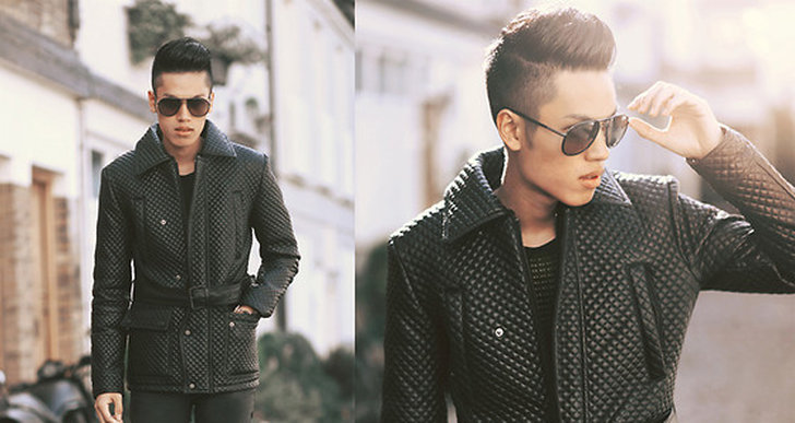 Mike från UK i cool quiltad jacka! http://lookbook.nu/quyenmike