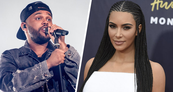 The Weeknd, Kim Kardashian West