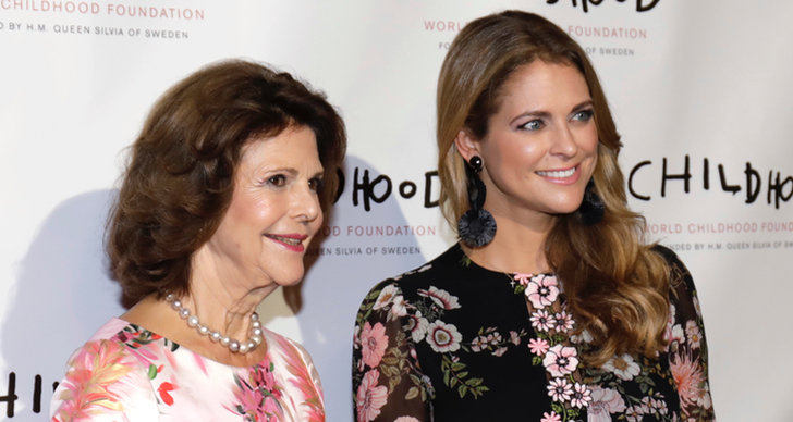 Drottning Silvia och prinsessan Madeleine Childhood galan