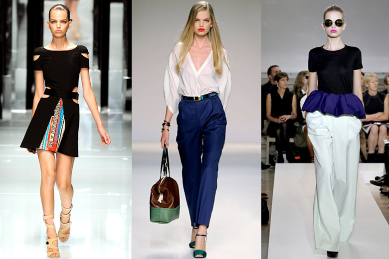 Här på catwalken för Versace, Fendi och Jil Sander.