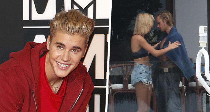 Justin Bieber kysser Hailey Baldwin