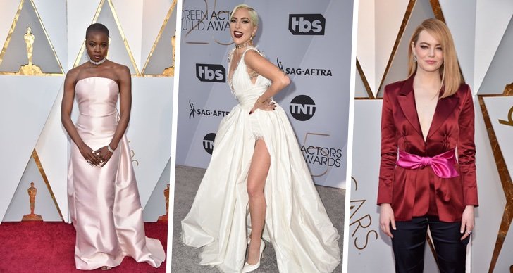 Lady Gaga, Danai Gurira, Emma Stone, Oscarsgalan
