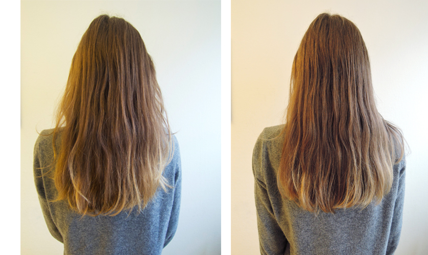 Modettes praktikant Lovisa Hansson testade Moroccanoil "Det frissiga försvinner med ett kick. Den var väldigt dryg så det är viktigt att applicera en liten mängd av produkten." Modettes praktikant Lovisa Hansson testade Moroccanoil "Det frissiga försvinner med ett kick. Den var väldigt dryg så det är viktigt att applicera en liten mängd av produkten."