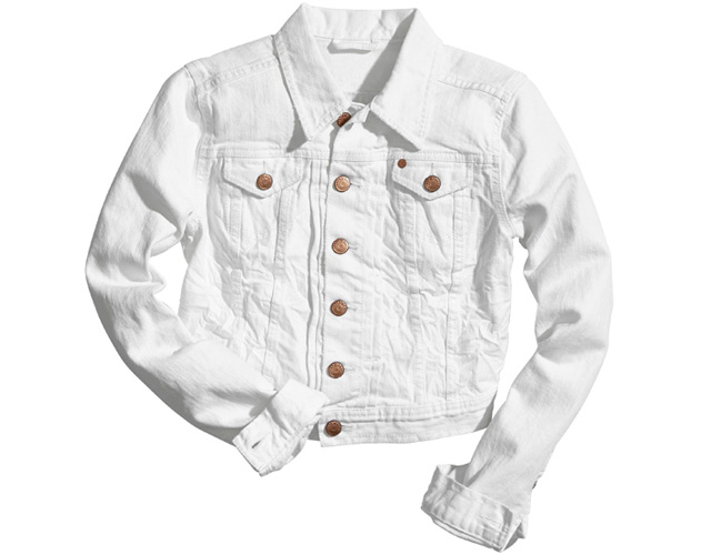 Jeansjacka i ekologisk bomull, 299 kronor. Jeansjacka i ekologisk bomull, 299 kronor.