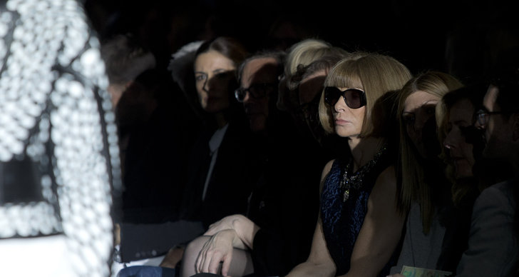 Anna Wintour var självklart på plats på front row 