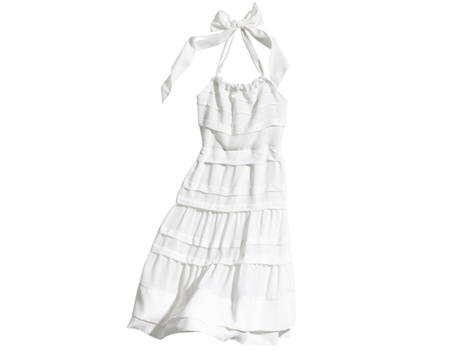 Klänning i återvunnen polyester, 349 kronor. Klänning i återvunnen polyester, 349 kronor.