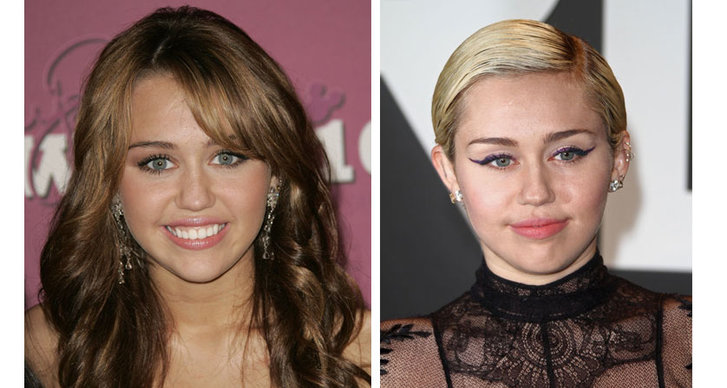 2. Miley Cyrus: Näsan mindre och läpparna större. Eller vad tycker ni?