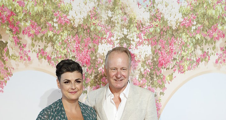 Stellan Skarsgård och frun Megan Everett